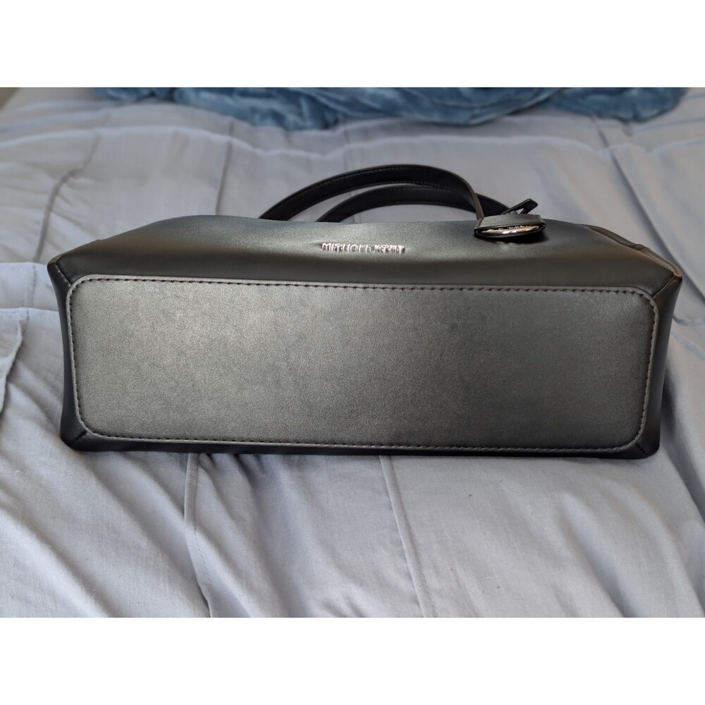 NWOT Michael Kors Cecily Medium Shoulder Handbag Black Silver Hardware LAMBSKIN - Picture 6 of 13
